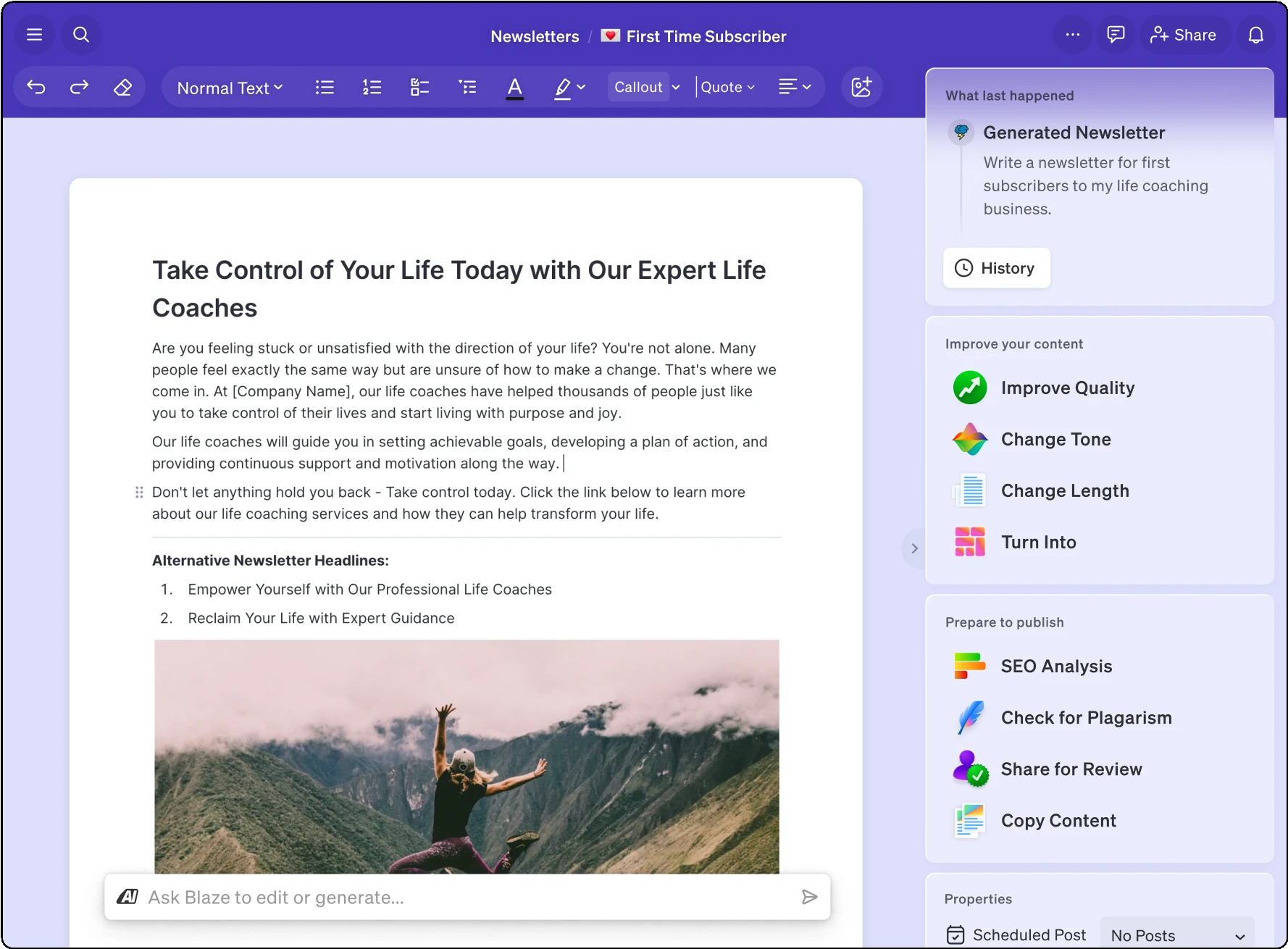 Blaze The Ai Tool For Teams Of One